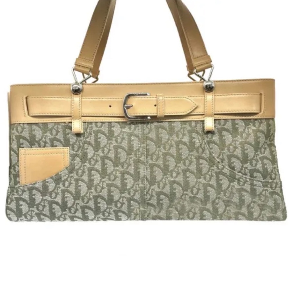 Dior Christian Dior Trotter Shoulder Bag Authenticated